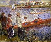 Pierre-Auguste Renoir Rowers at Chatou Spain oil painting artist